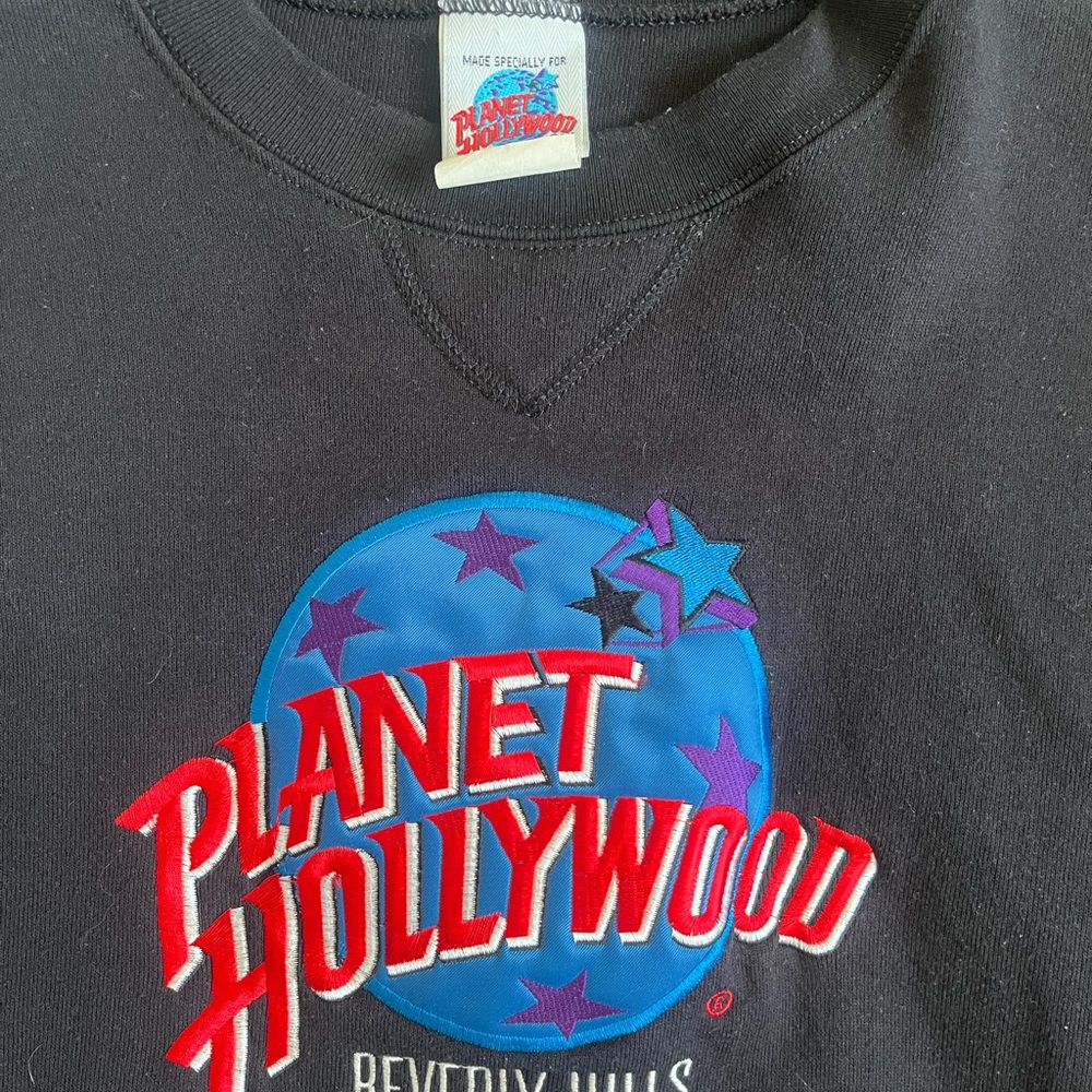 Black Planet Hollywood Beverly Hills Crewneck Sweater - Picture 2 of 5